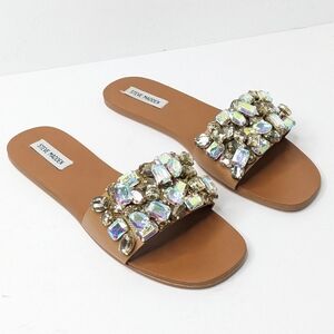 Steve Madden Brionna Sandals, Rhinestone, Women's 11